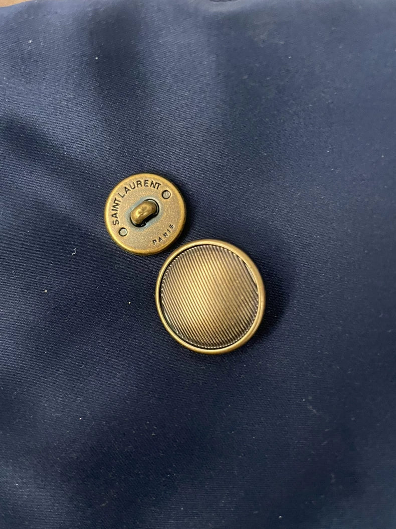 Saint Laurent Black Wool Blazer Size 34