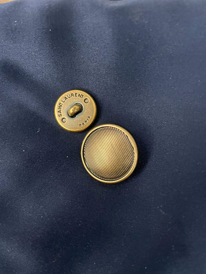 Saint Laurent Black Wool Blazer Size 34