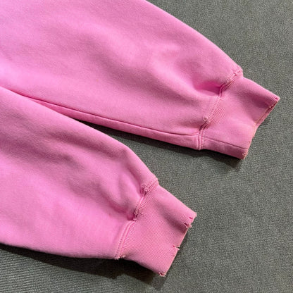 Pink Balenciaga Logo Hoodie