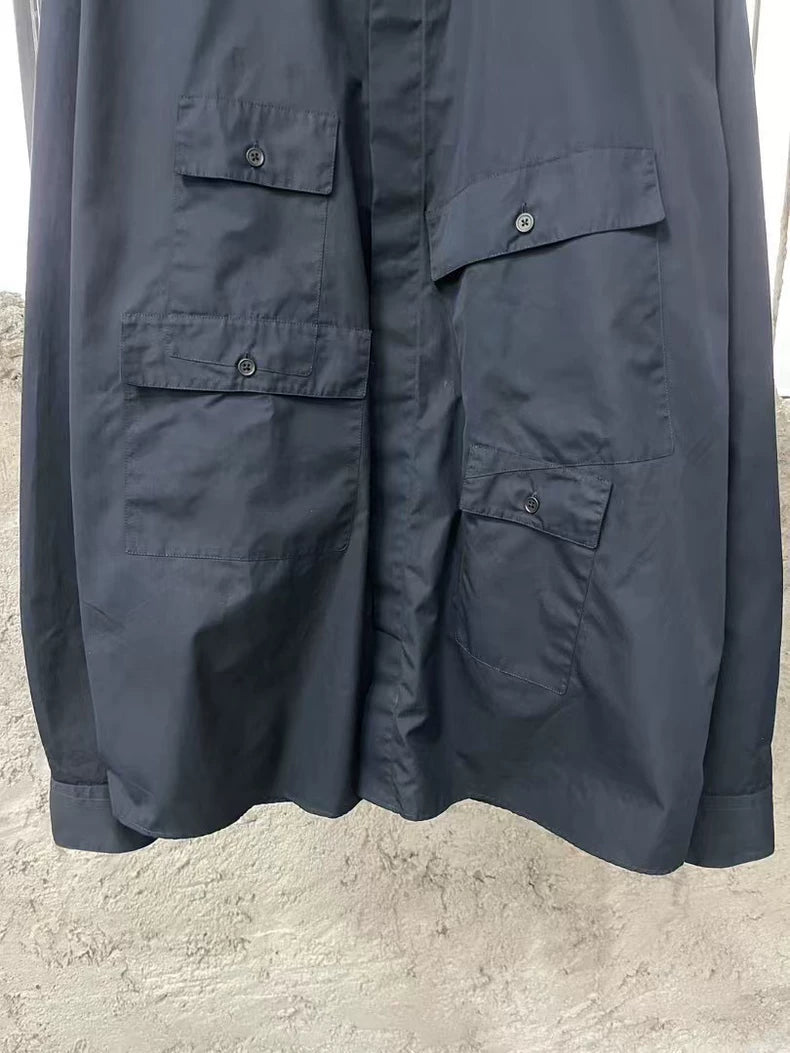 Hermes Multi-Pocket Long Sleeve Shirt