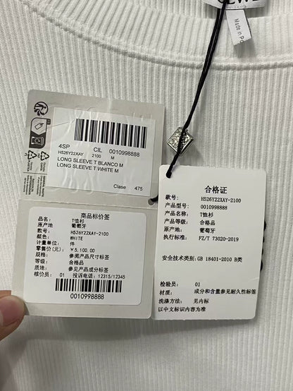 Loewe Long Sleeve Waffle Top