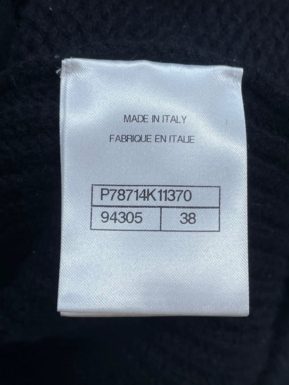 Chanel Black Double Pocket Sweater Jacket