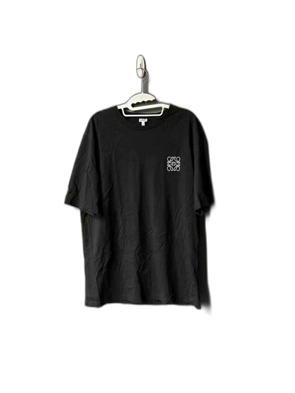 Loewe Black Logo Short Sleeve T-Shirt