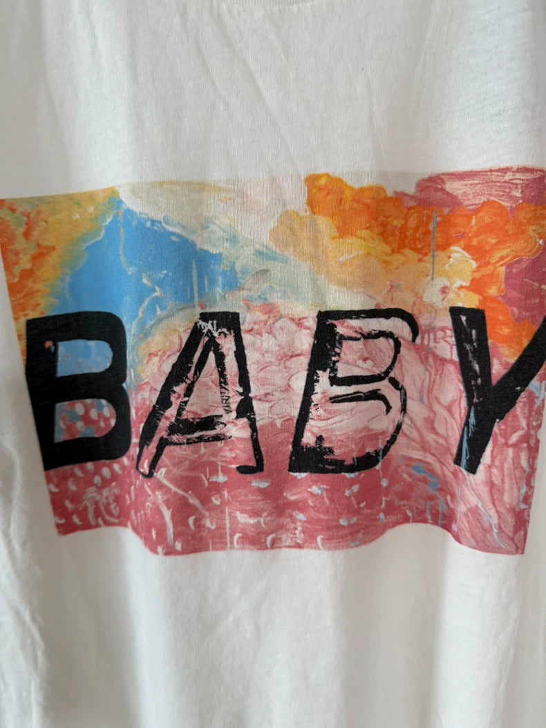 Saint Laurent Baby Graphic Print T-Shirt