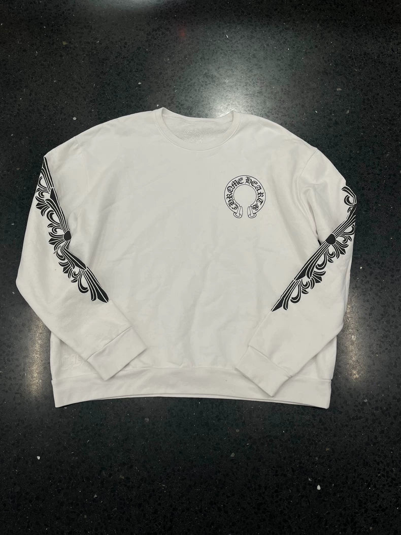 Chrome Hearts Floral Print Sweatshirt