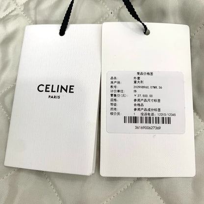 Celine Black Embroidered Wool Baseball Jacket