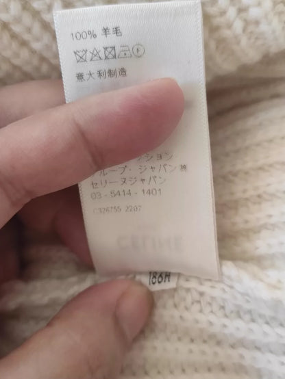 Celine Logo Sweater with Sequins