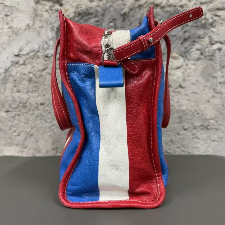 Balenciaga Shoulder Bag with Stripes