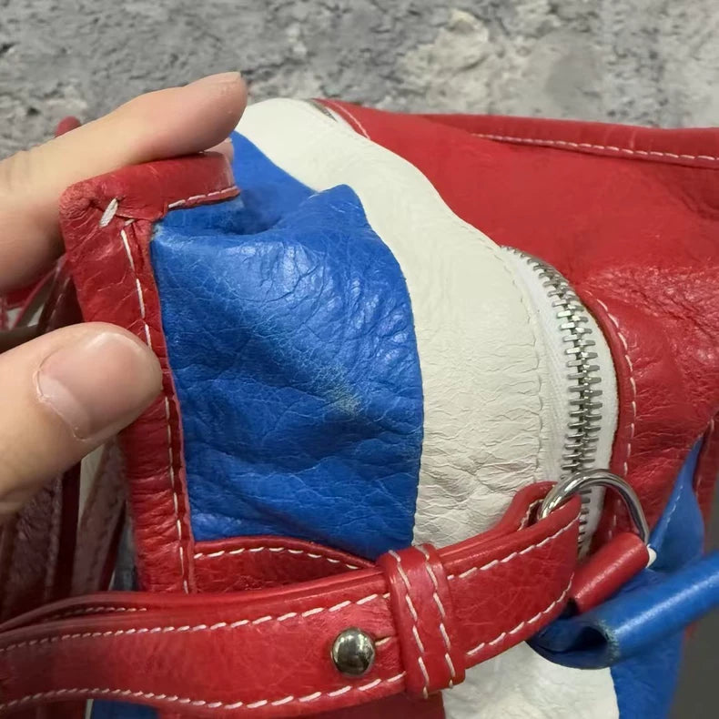 Balenciaga Shoulder Bag with Stripes