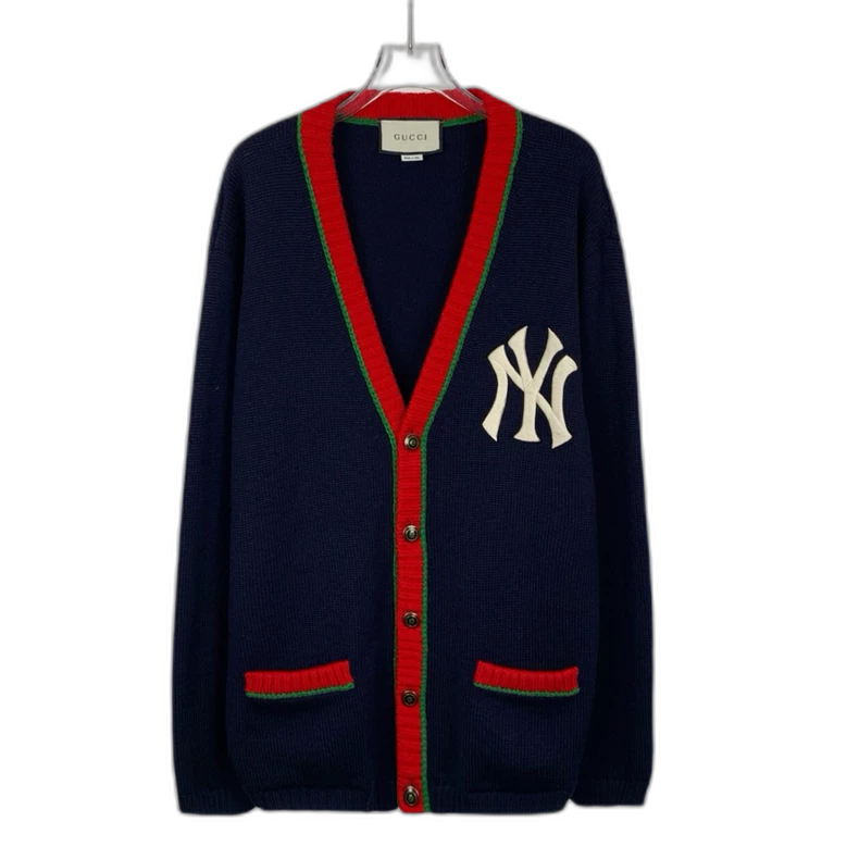 Gucci x NY Yankees Wool Cardigan