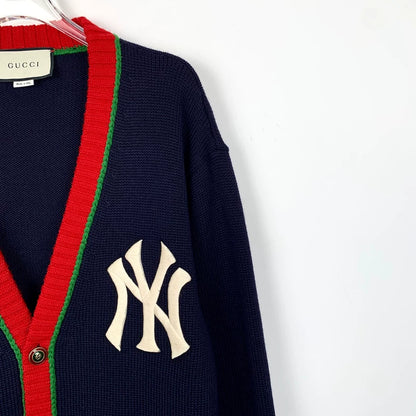 Gucci x NY Yankees Wool Cardigan