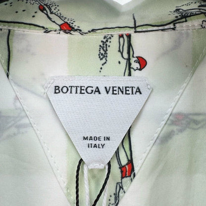 Bottega Veneta Dog Stripe Short Sleeve Shirt-yf