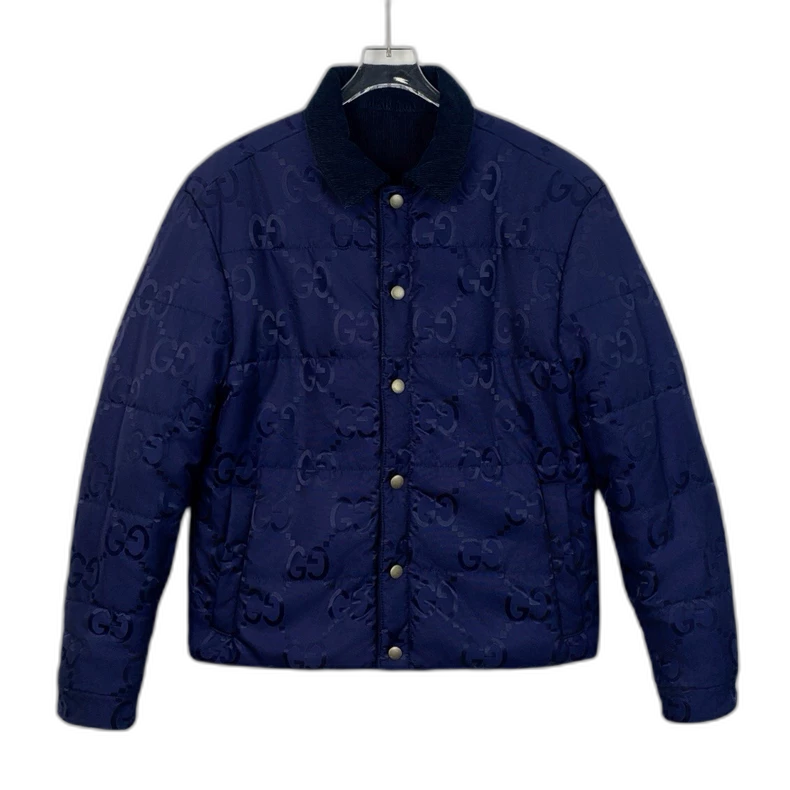 Gucci Reversible Cotton Jacket in Navy