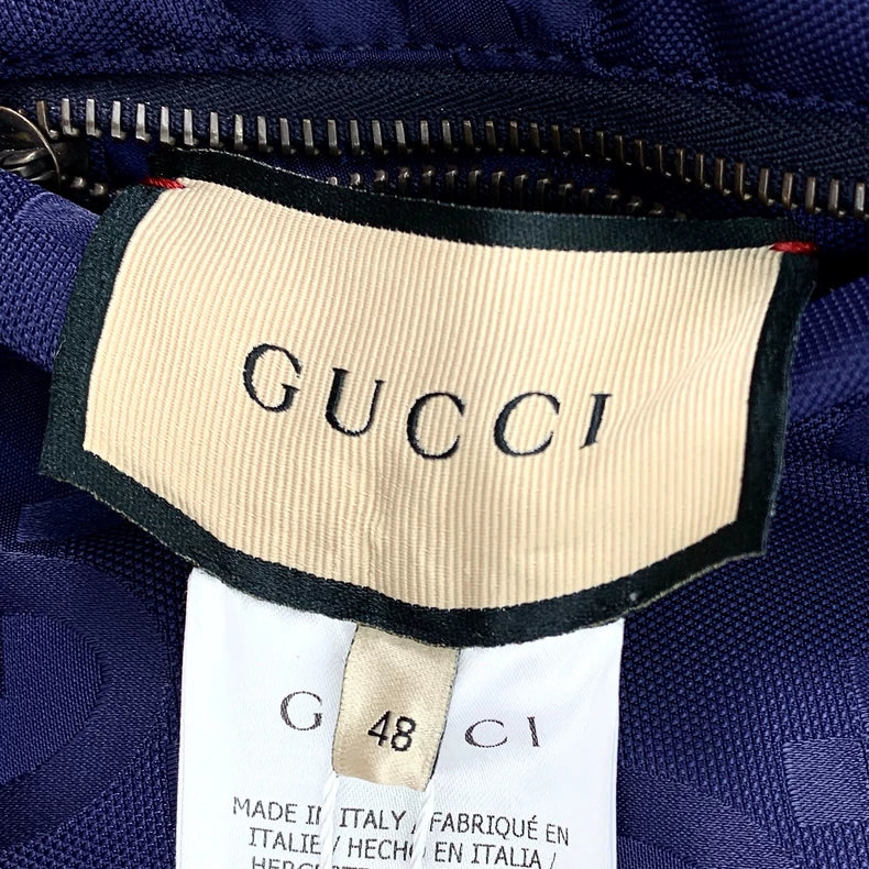 Gucci Reversible Cotton Jacket in Navy