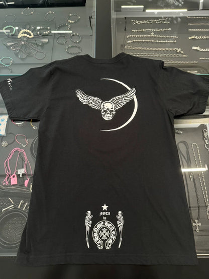 Chrome Hearts Black Foti Wing Short Sleeve-yf