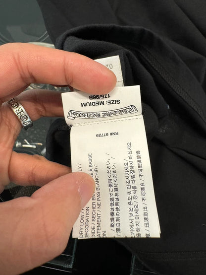 Chrome Hearts Black Foti Wing Short Sleeve-yf