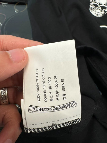 Chrome Hearts Black Foti Wing Short Sleeve-yf