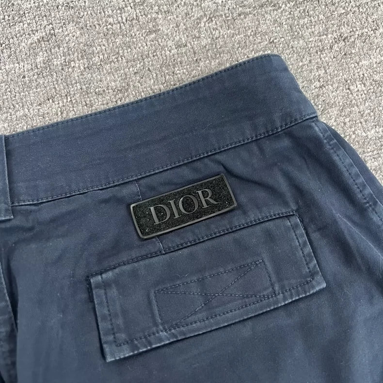 Dior Logo Pocket Casual Cargo Pants