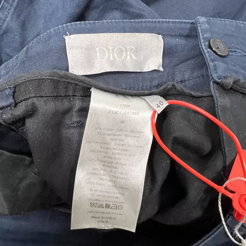 Dior Logo Pocket Casual Cargo Pants