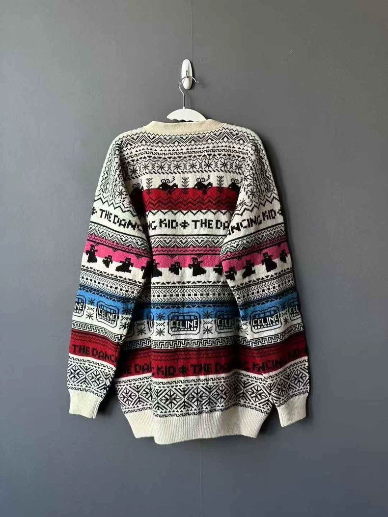 Celine Colorful Cardigan Sweater for Men