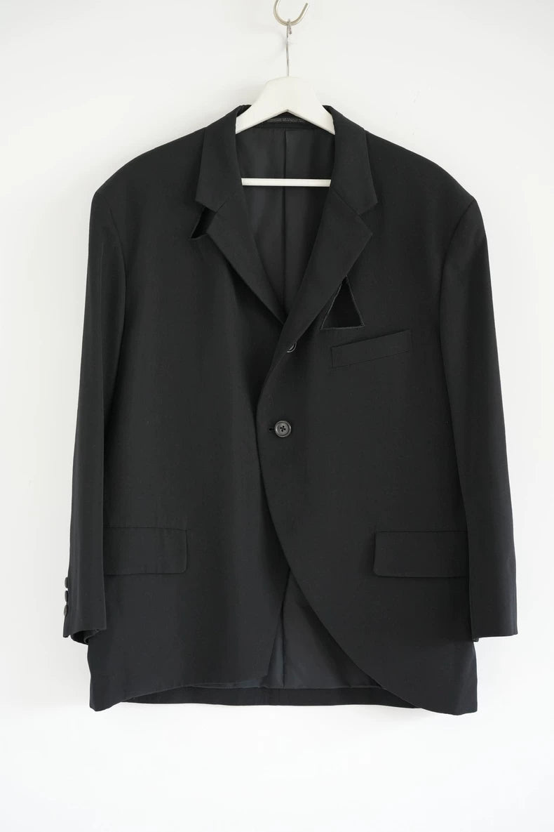 Yohji Yamamoto 92ss Triangle Cutout Blazer