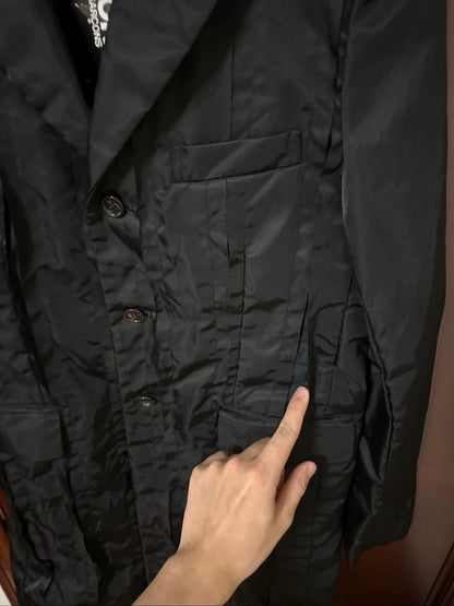 COMME des GARCONS Black Nylon Blazer