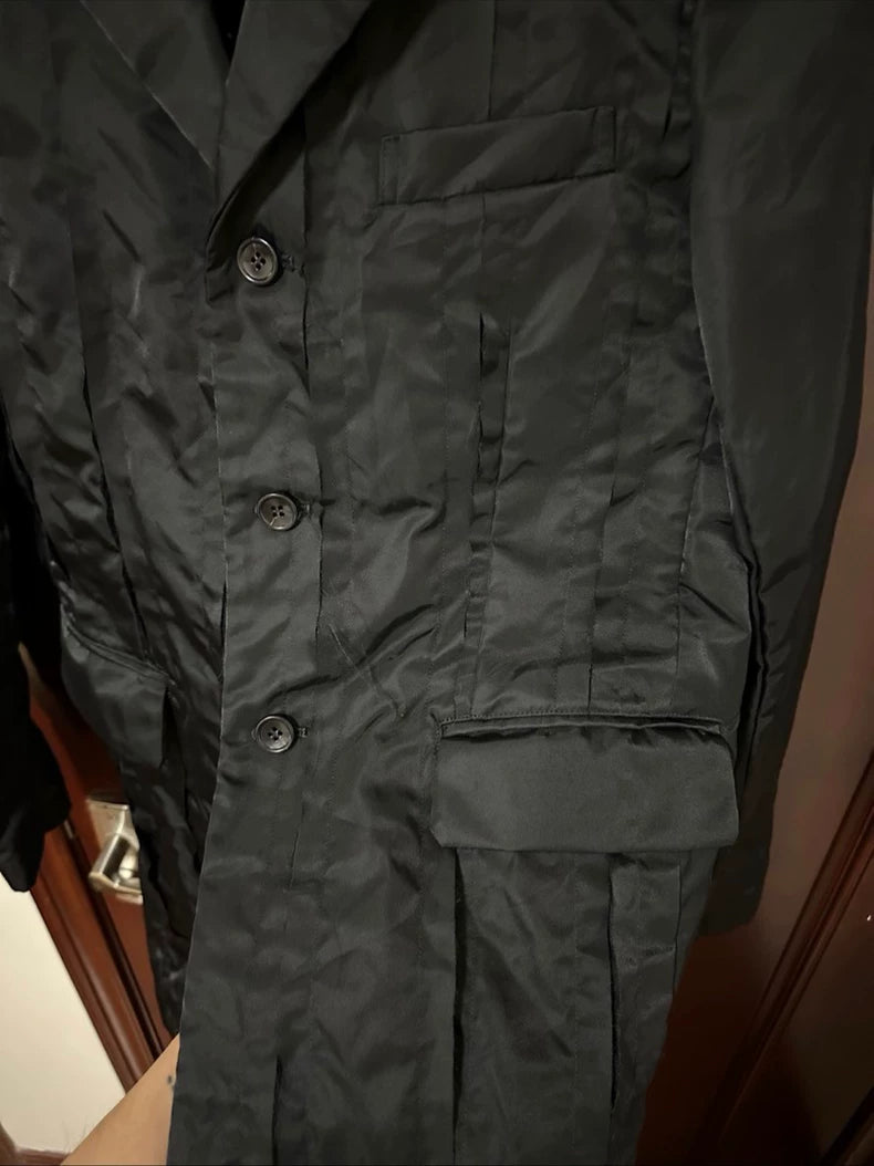 COMME des GARCONS Black Nylon Blazer