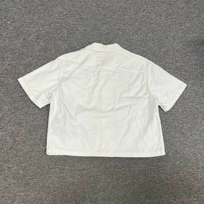 Prada Short Sleeve Shirt with Triangle Tag
