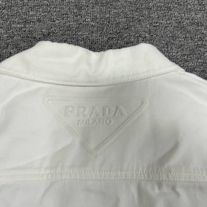 Prada Short Sleeve Shirt with Triangle Tag