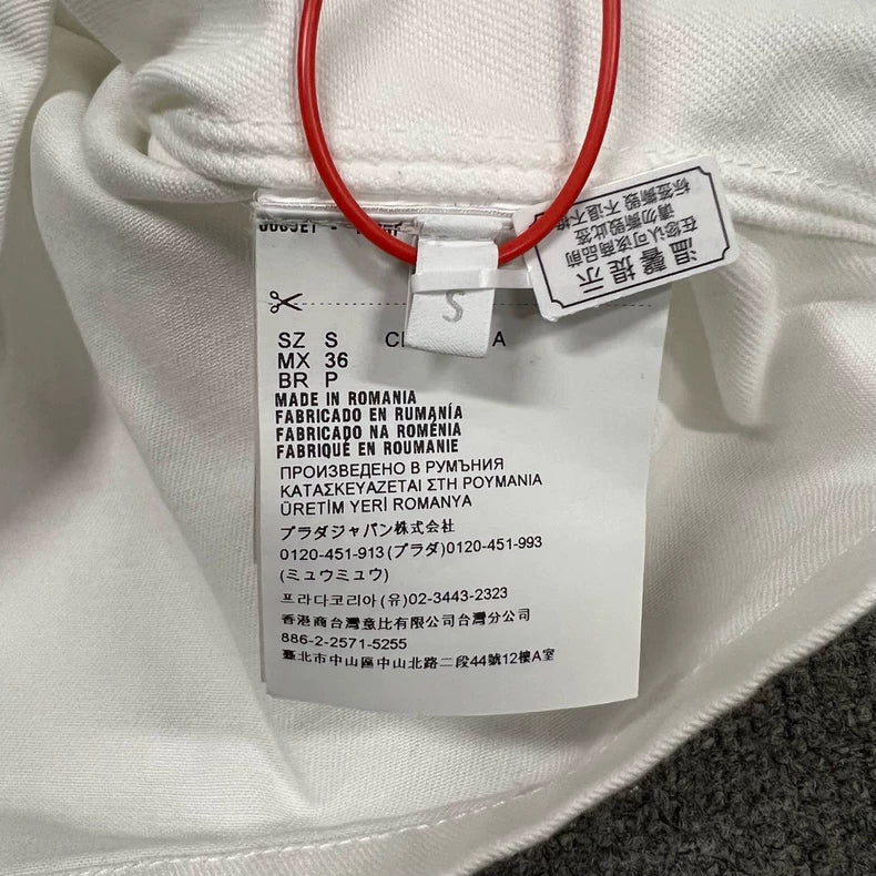 Prada Short Sleeve Shirt with Triangle Tag