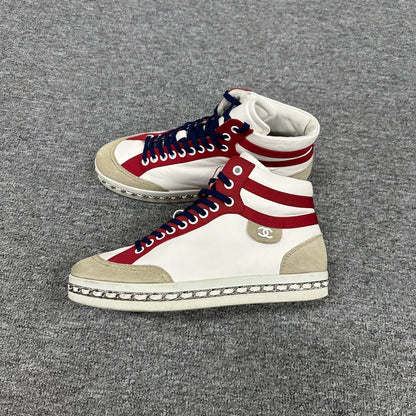 Chanel High-Top Casual Sneakers for Men