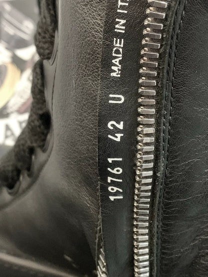 Rick Owens High Top Black Sneakers-yf