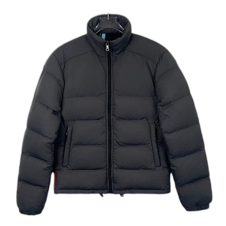 Prada Black Grey Puffer Jacket