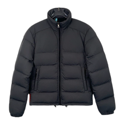 Prada Black Grey Puffer Jacket