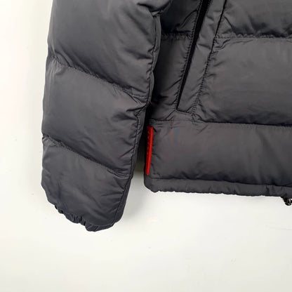 Prada Black Grey Puffer Jacket