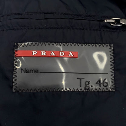 Prada Black Grey Puffer Jacket