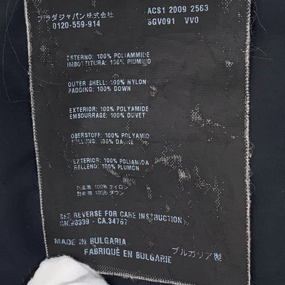 Prada Black Grey Puffer Jacket