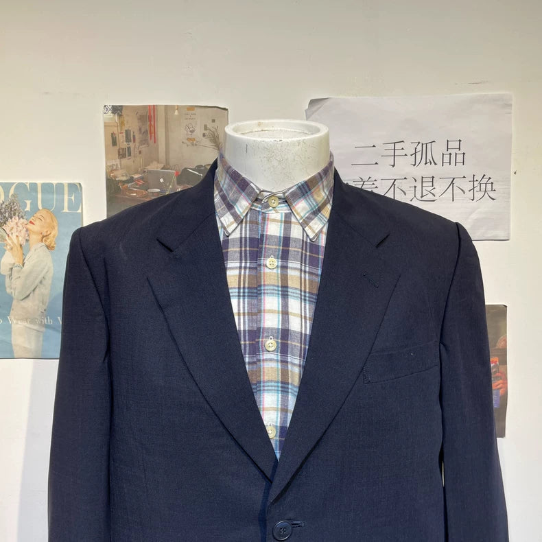 Givenchy Navy Wool Blazer for Gentlemen