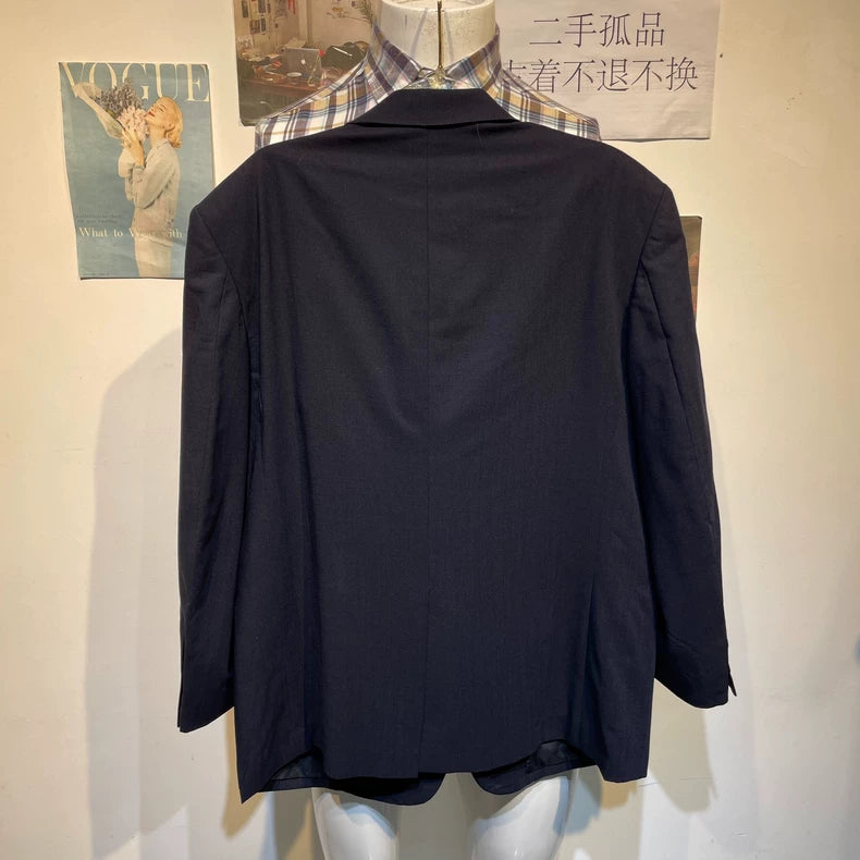 Givenchy Navy Wool Blazer for Gentlemen