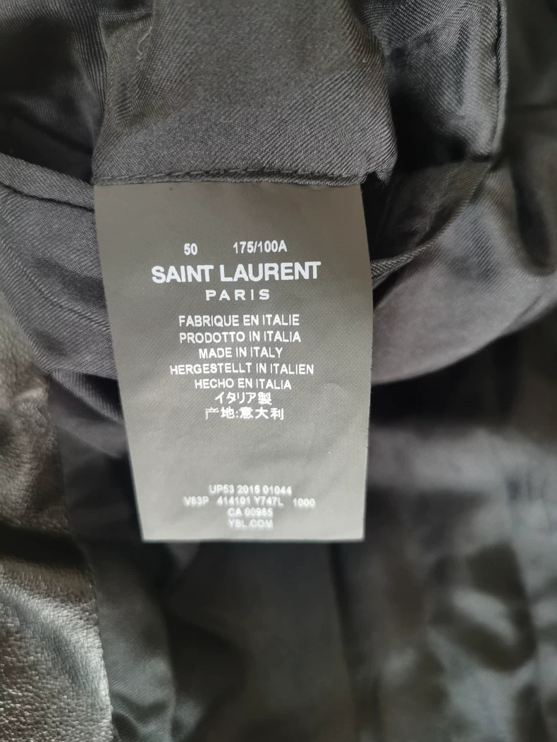 Saint Laurent Paris SLP Fringe Blazer