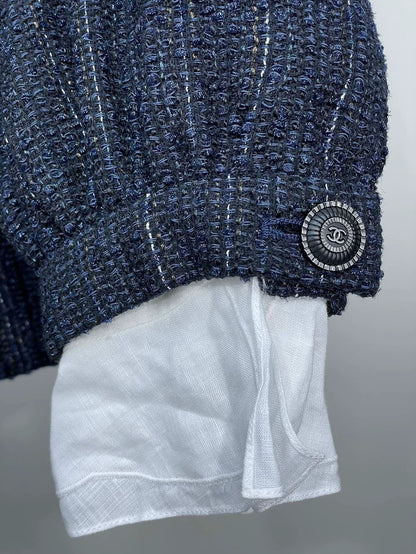 Layered Ruffle Collar Woven Jacket