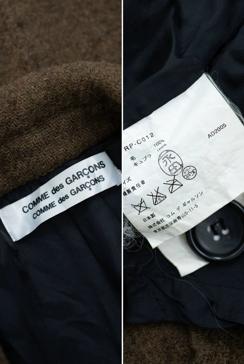 COMME des Garcons 2005AW Wool Peacoat