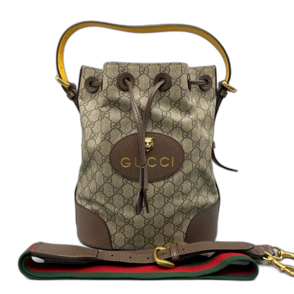 Gucci Tiger Drawstring Bucket Backpack