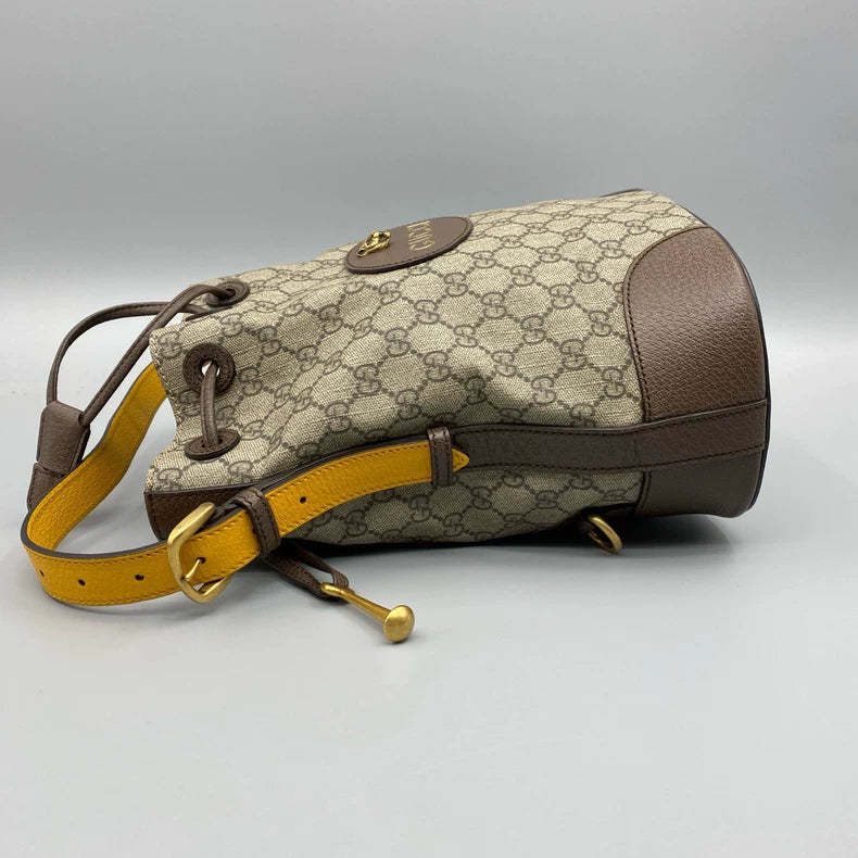 Gucci Tiger Drawstring Bucket Backpack