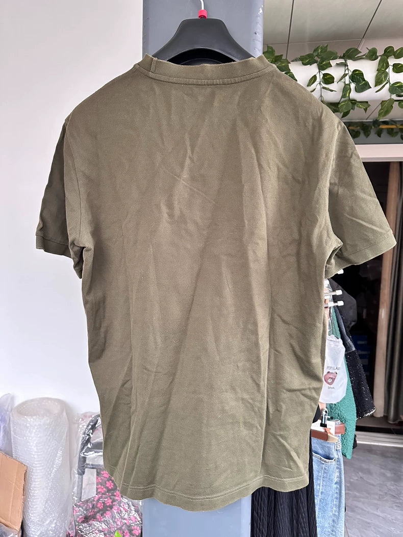 Prada Olive Green Short Sleeve Tee