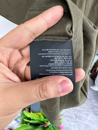 Prada Olive Green Short Sleeve Tee