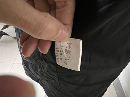 Vintage Dior Black Wool Coat with Gold Buttons