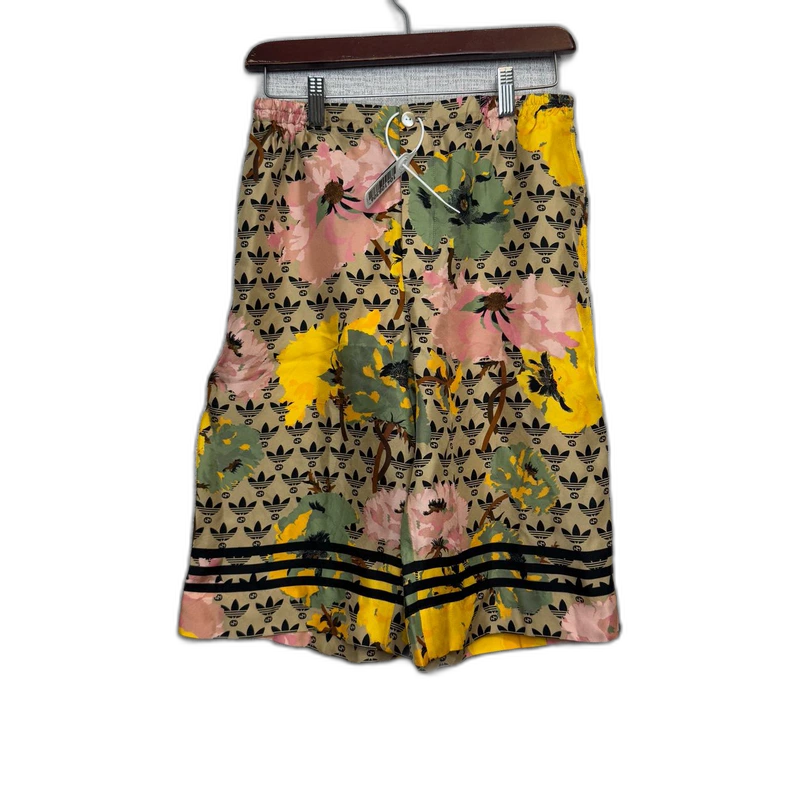 Gucci x Adidas Floral Print Silk Shorts