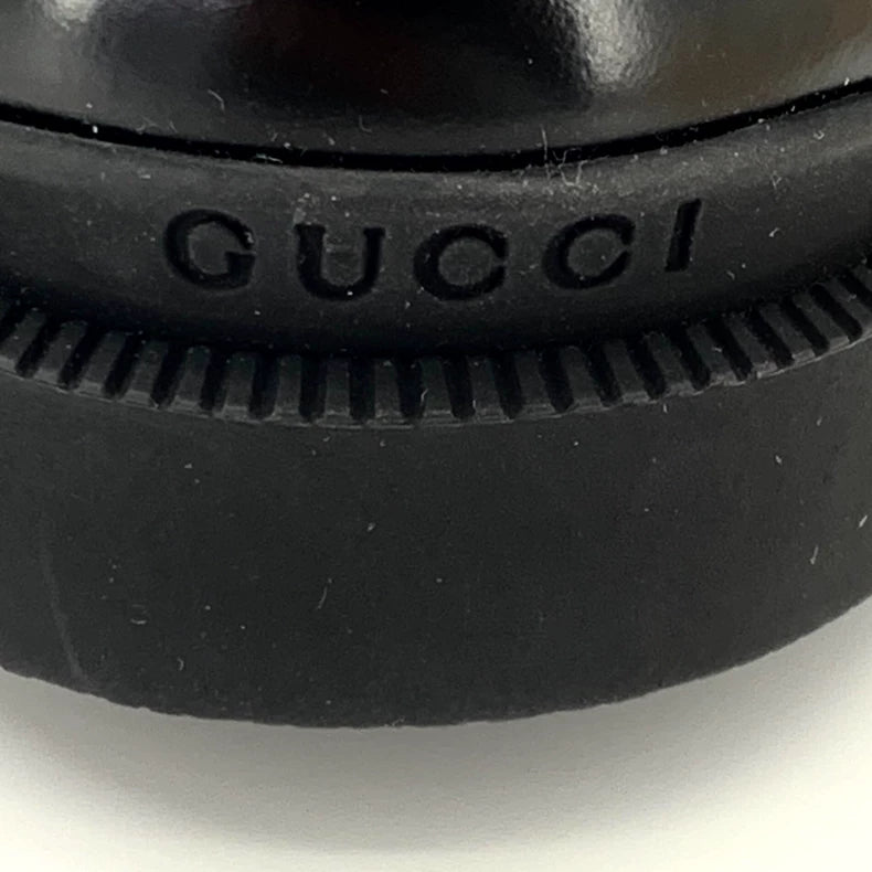 Gucci Black Crystal Leather Chelsea Boots