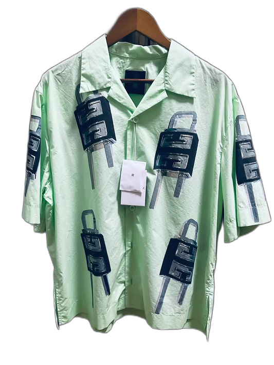 Givenchy SS23 Floral Print Short Sleeve Shirt